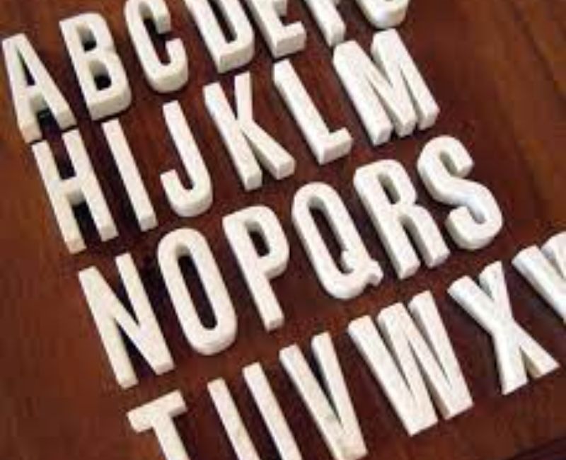 Custom Wood Letters