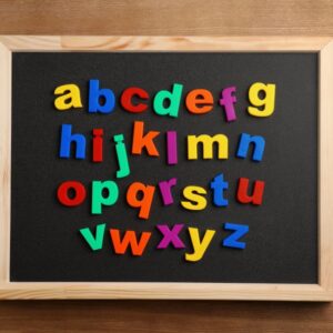 A-Z alphabet board
