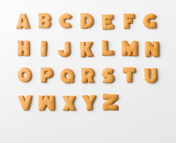 hand-crafted wooden roman letters