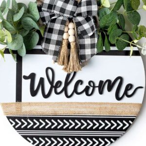 High-quality welcome sign